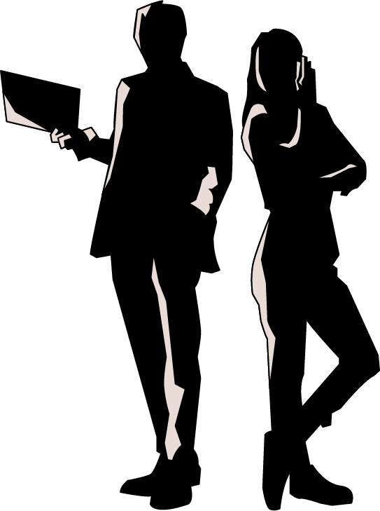 Ilustración de dos personas